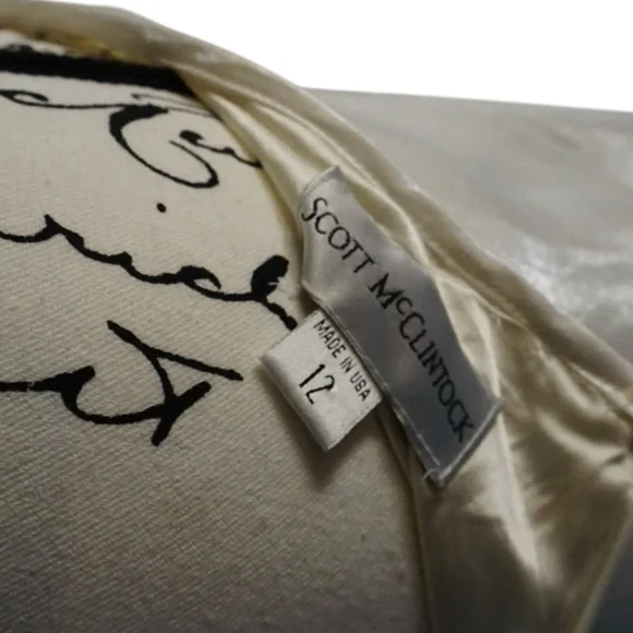 Scott McClintock Silky White Maxi Skirt, Size 12 - Picture 5 of 5